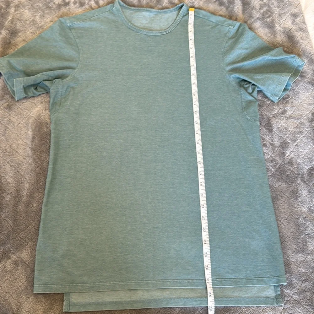 Mens Lululemon The Fundamental T *Wash Tye Dye Green T Shirt Size Small - Picture 2 of 6